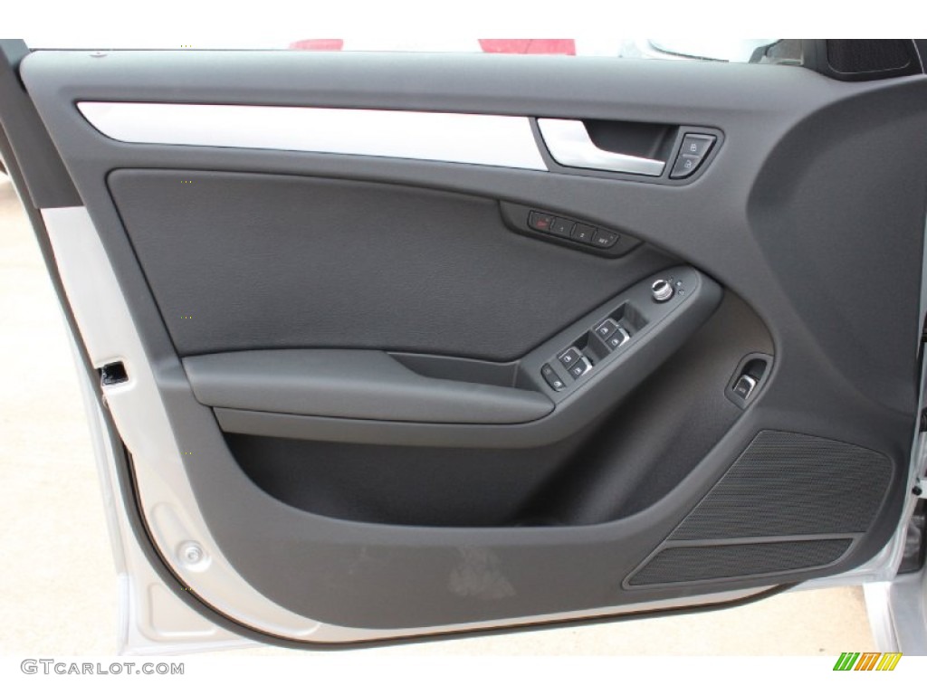 2014 Audi A4 2.0T Sedan Black Door Panel Photo #85849165