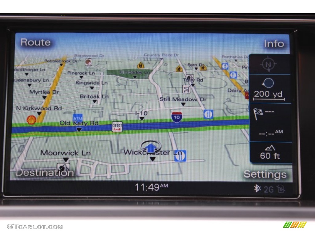 2014 Audi A4 2.0T Sedan Navigation Photos