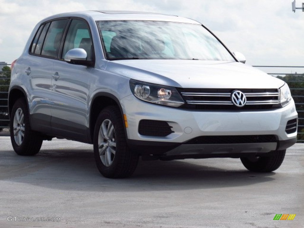 2013 Tiguan S - Reflex Silver Metallic / Black photo #1