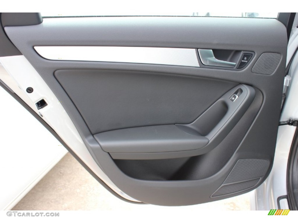 2014 Audi A4 2.0T Sedan Black Door Panel Photo #85849495
