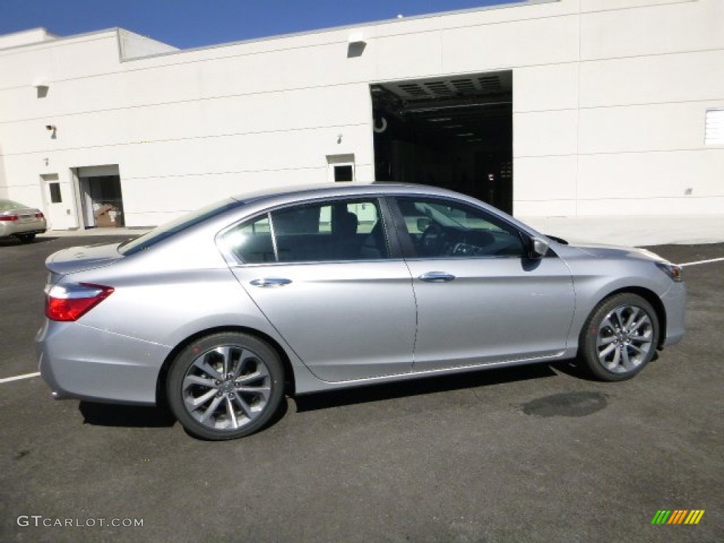 2014 Accord Sport Sedan - Alabaster Silver Metallic / Black photo #2