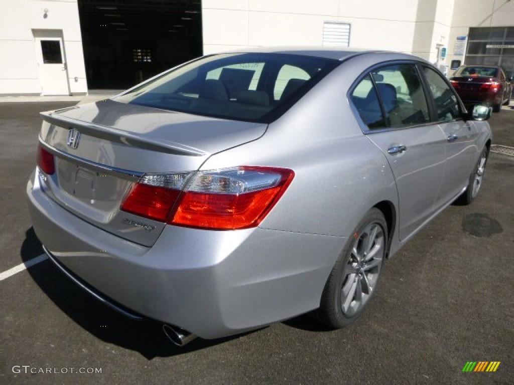 2014 Accord Sport Sedan - Alabaster Silver Metallic / Black photo #3