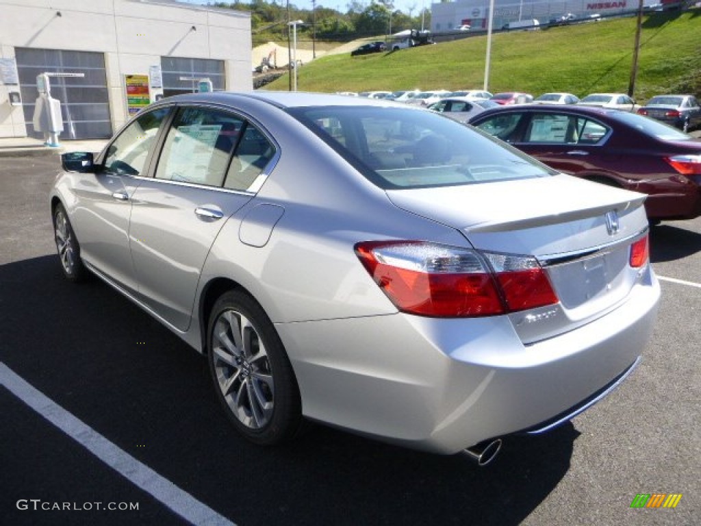 2014 Accord Sport Sedan - Alabaster Silver Metallic / Black photo #5