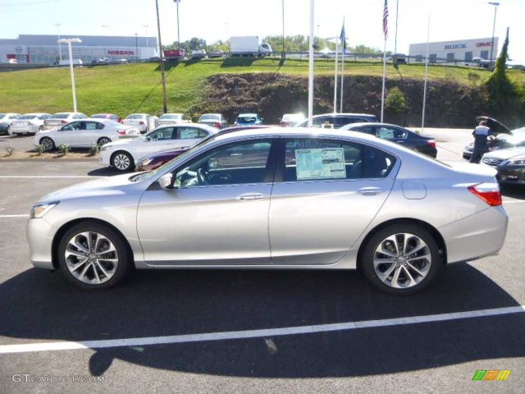 2014 Accord Sport Sedan - Alabaster Silver Metallic / Black photo #6