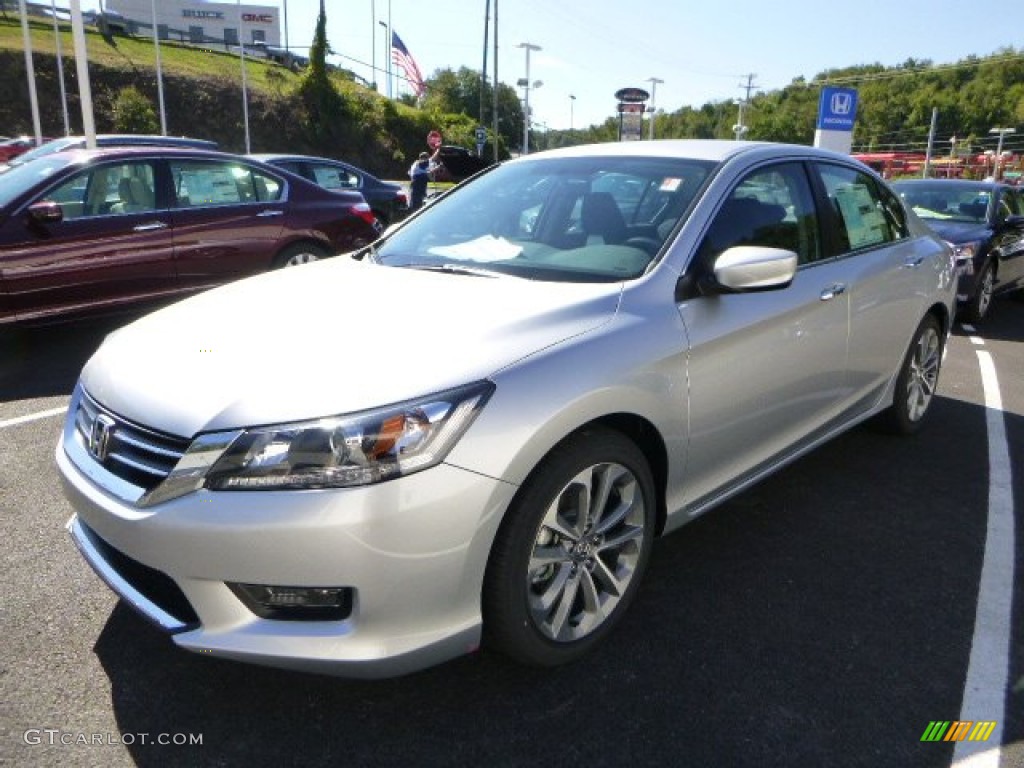 2014 Accord Sport Sedan - Alabaster Silver Metallic / Black photo #7