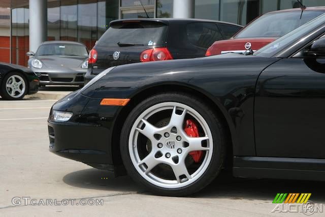 2008 911 Carrera 4S Coupe - Black / Black photo #48