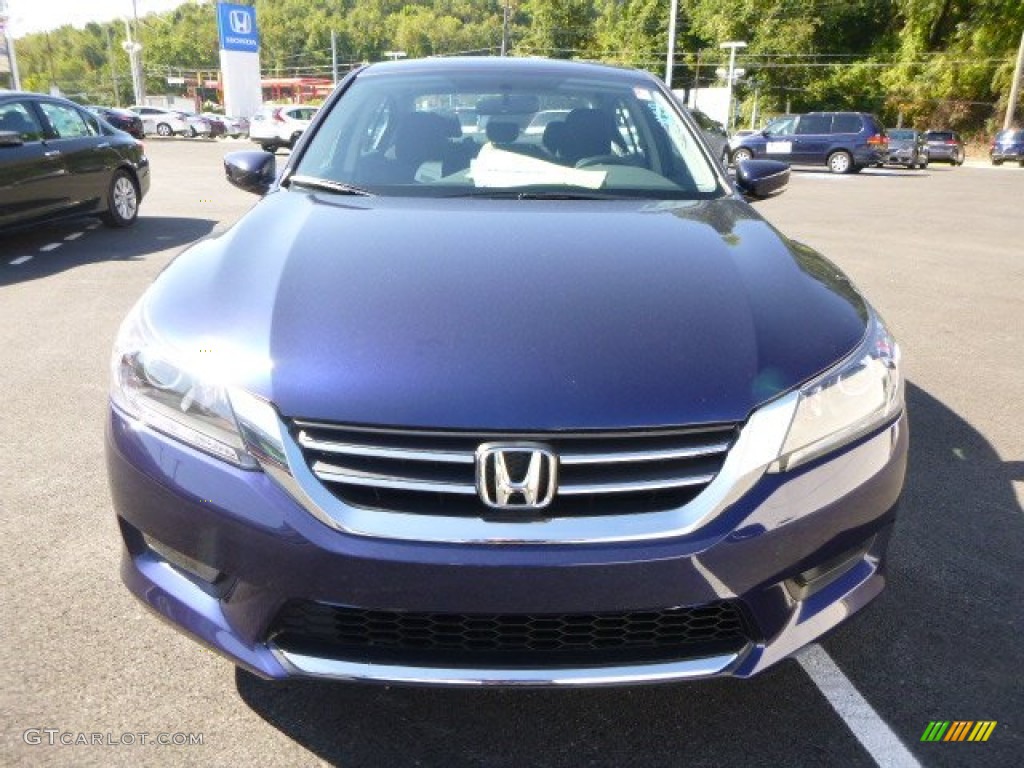 2014 Accord Sport Sedan - Obsidian Blue Pearl / Black photo #8