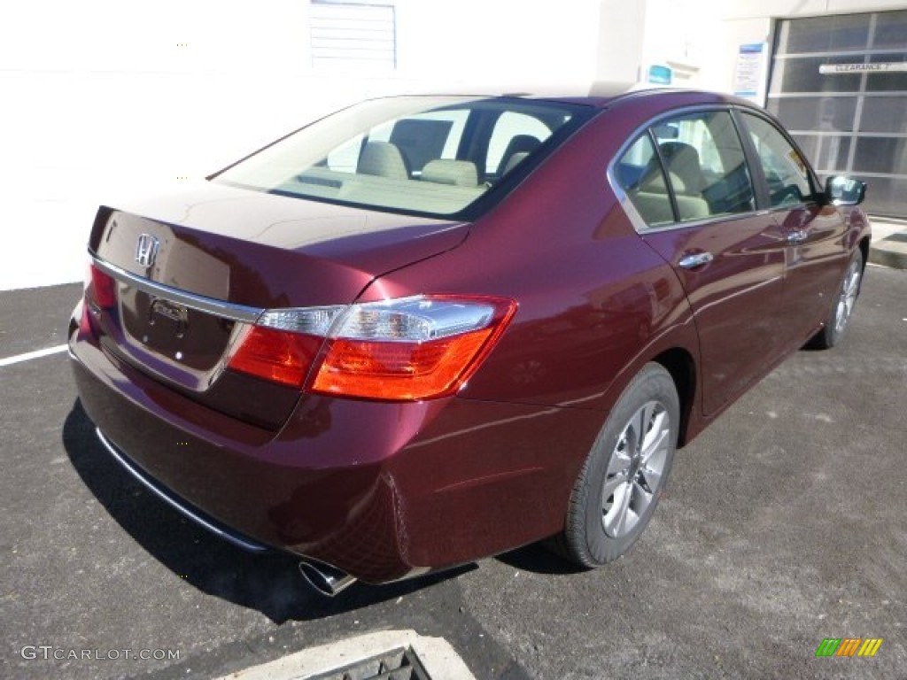 Basque Red Pearl II 2014 Honda Accord LX Sedan Exterior Photo #85850539