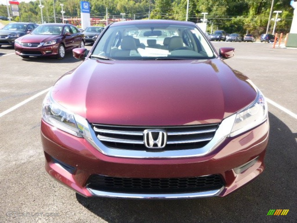 Basque Red Pearl II 2014 Honda Accord LX Sedan Exterior Photo #85850572