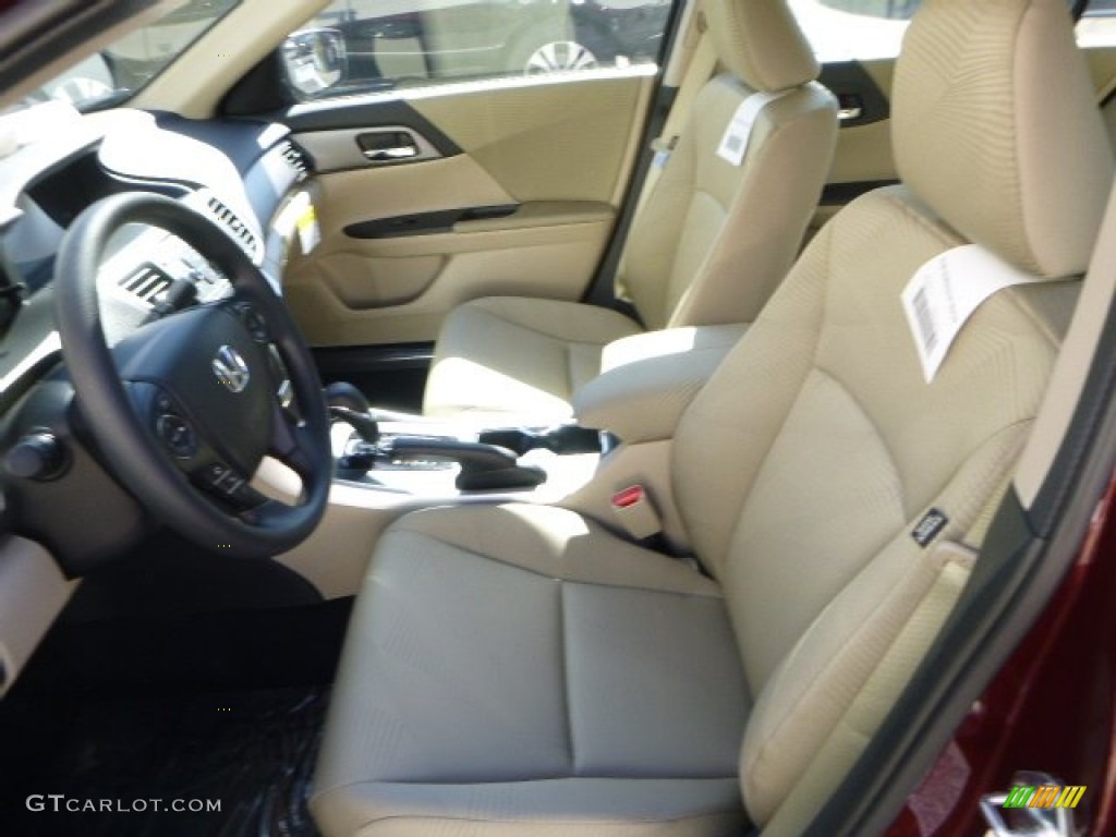 2014 Accord LX Sedan - Basque Red Pearl II / Ivory photo #10