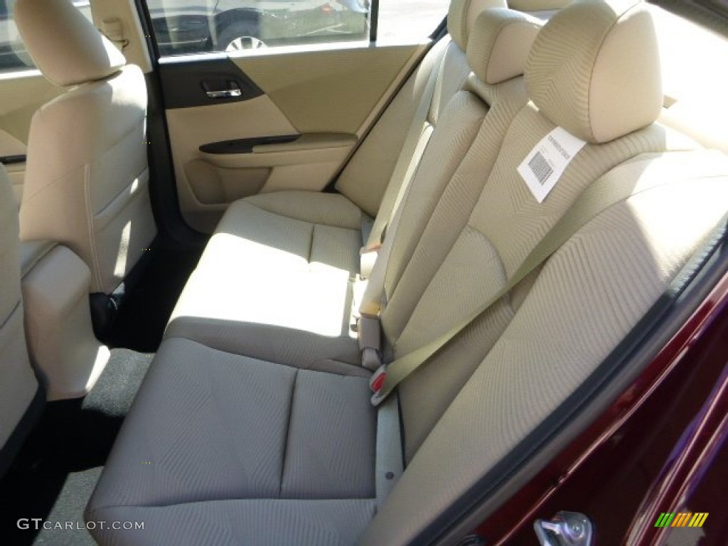 2014 Accord LX Sedan - Basque Red Pearl II / Ivory photo #11