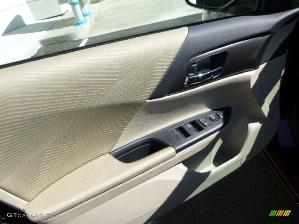 2014 Accord LX Sedan - Basque Red Pearl II / Ivory photo #14