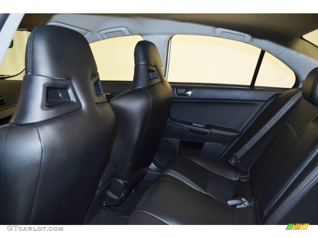 2010 Mitsubishi Lancer Evolution MR Touring Rear Seat Photo #85850632