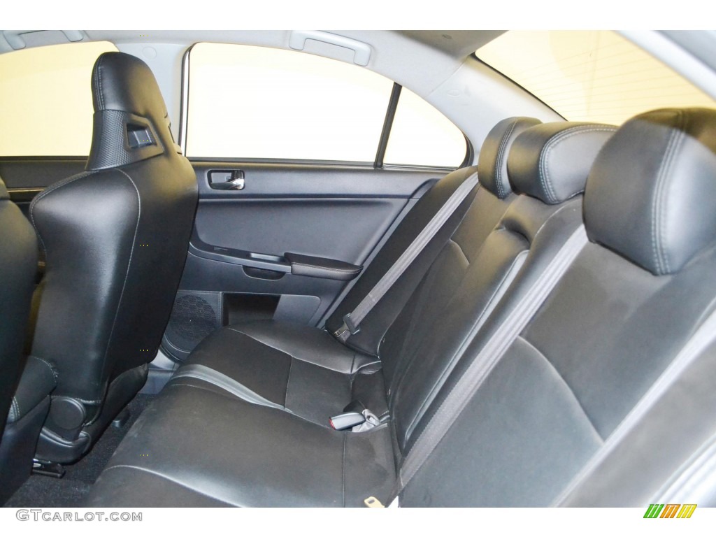 2010 Mitsubishi Lancer Evolution MR Touring Rear Seat Photo #85850647