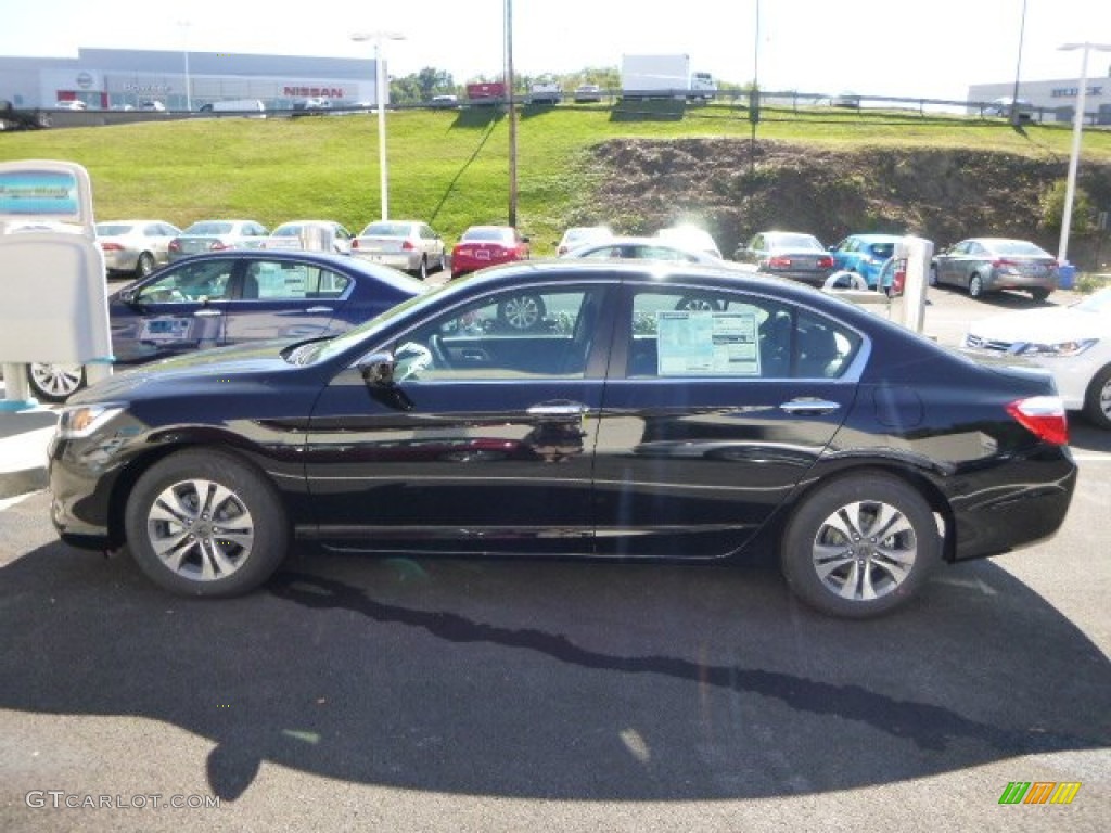 2014 Accord LX Sedan - Crystal Black Pearl / Black photo #6