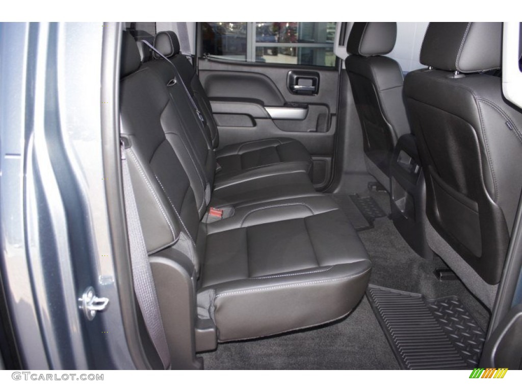 2014 Chevrolet Silverado 1500 LTZ Z71 Crew Cab 4x4 Rear Seat Photo #85850704