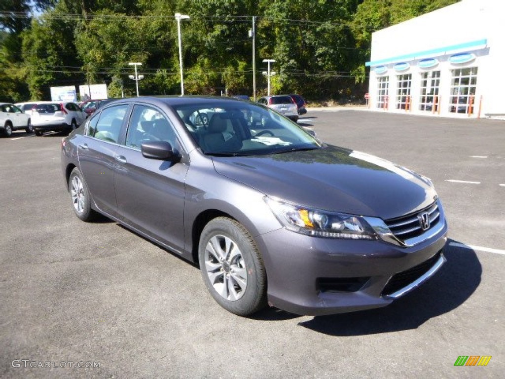 2014 Accord LX Sedan - Modern Steel Metallic / Gray photo #1