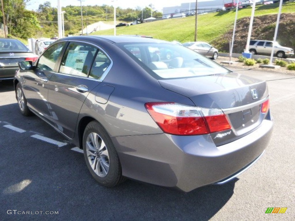 2014 Accord LX Sedan - Modern Steel Metallic / Gray photo #5
