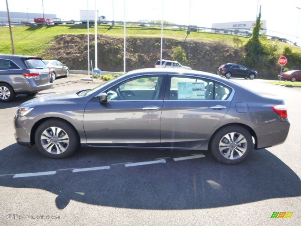 2014 Accord LX Sedan - Modern Steel Metallic / Gray photo #6