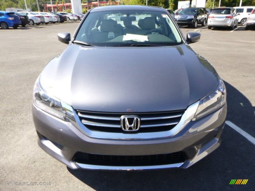 2014 Accord LX Sedan - Modern Steel Metallic / Gray photo #8