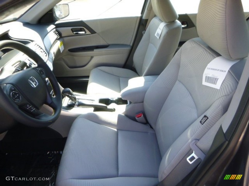 2014 Accord LX Sedan - Modern Steel Metallic / Gray photo #10