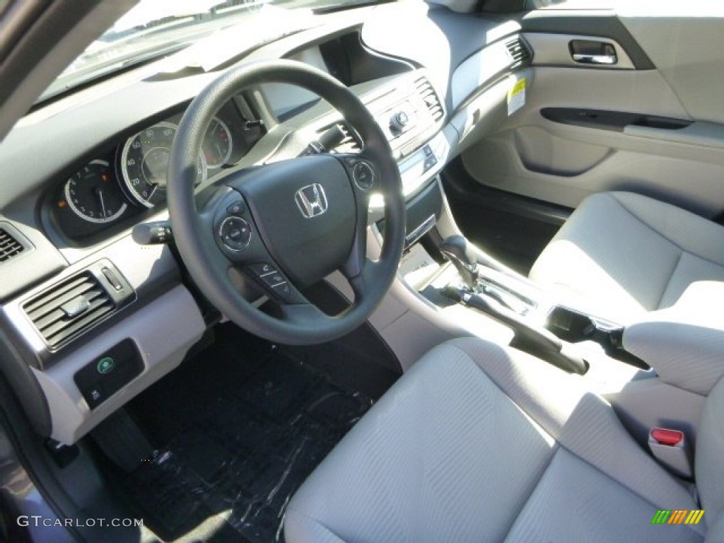 2014 Accord LX Sedan - Modern Steel Metallic / Gray photo #15