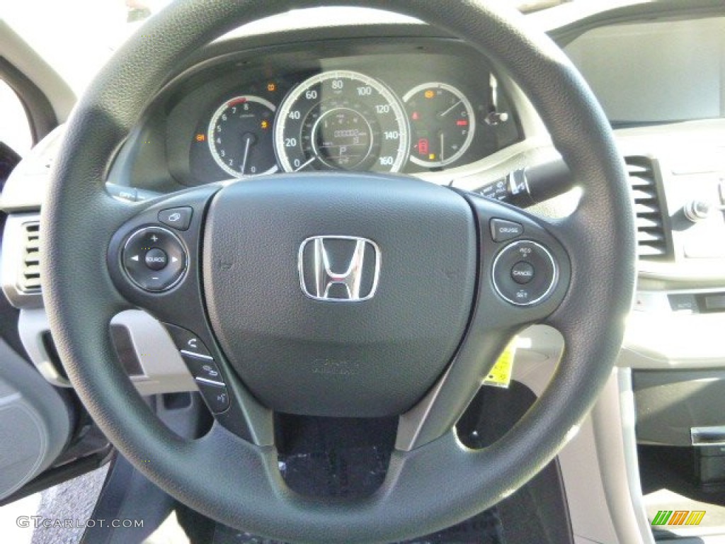 2014 Accord LX Sedan - Modern Steel Metallic / Gray photo #17