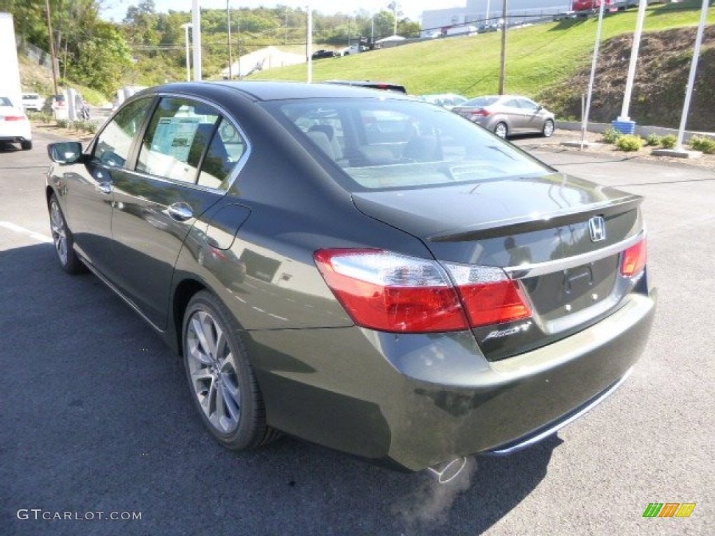 2014 Accord Sport Sedan - Hematite Metallic / Black photo #5