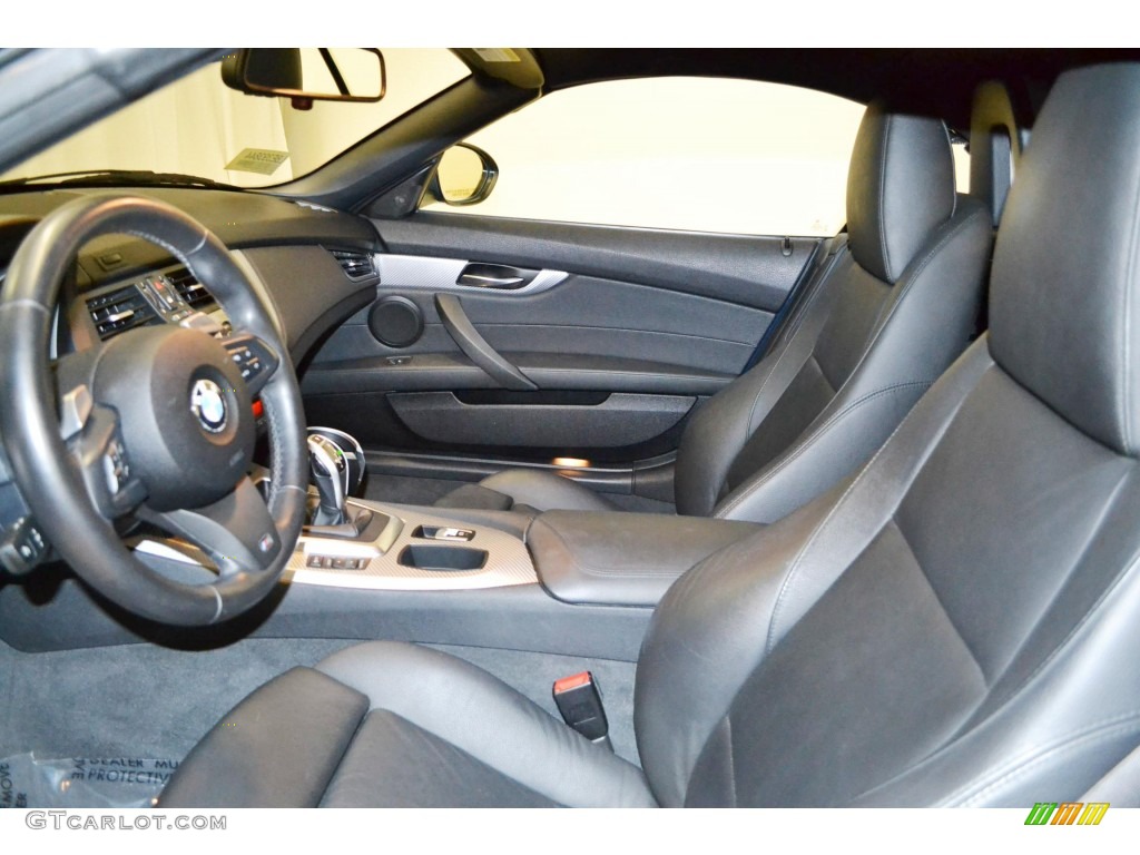 Black Interior 2011 BMW Z4 sDrive35is Roadster Photo #85850986