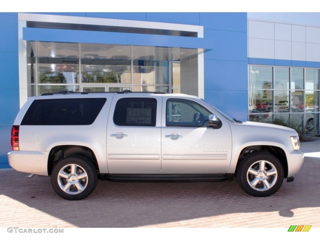 Silver Ice Metallic 2014 Chevrolet Suburban LS 4x4 Exterior Photo #85851178