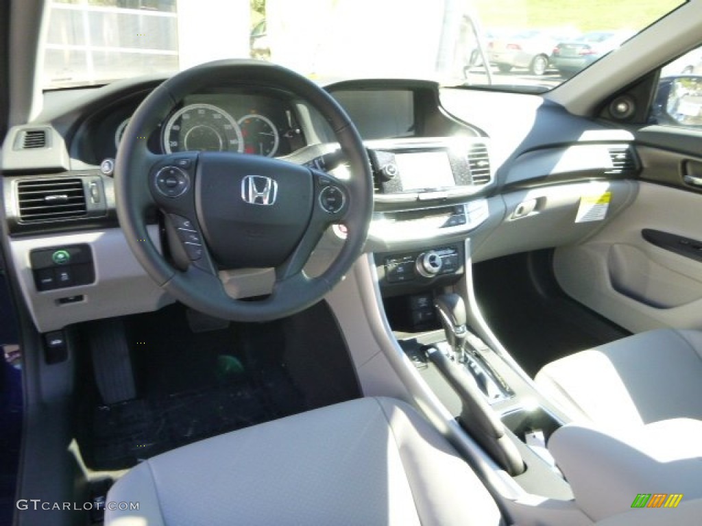 Gray Interior 2014 Honda Accord EX-L Sedan Photo #85851286