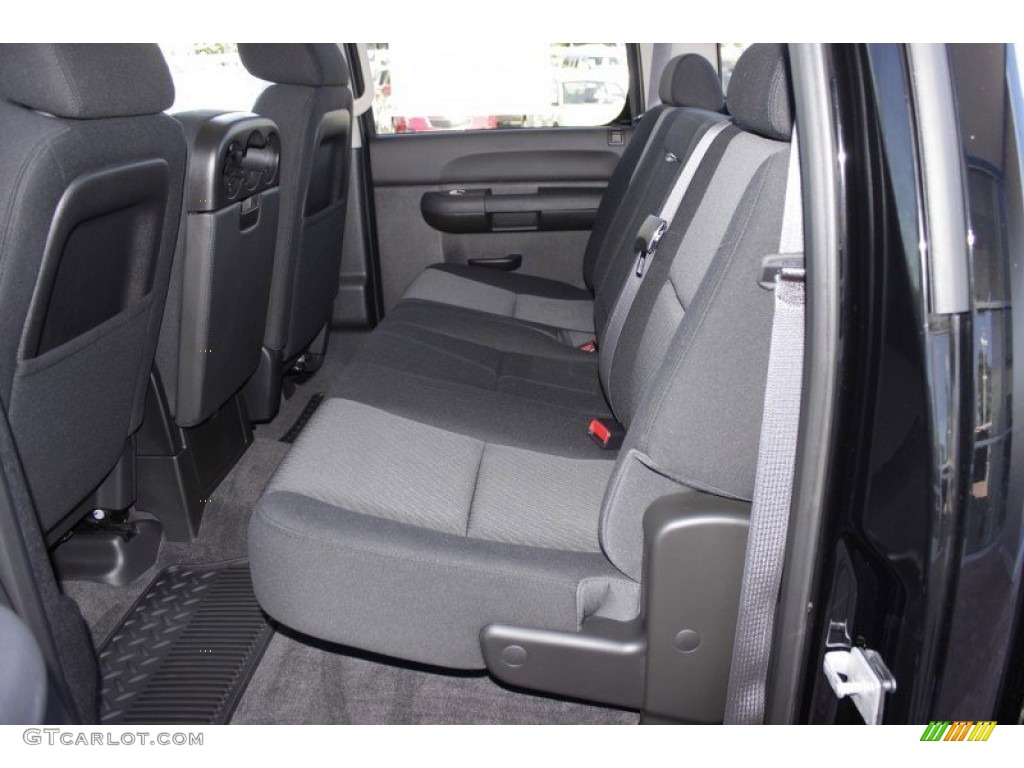 2014 Chevrolet Silverado 3500HD LT Crew Cab Dual Rear Wheel 4x4 Rear Seat Photo #85851479
