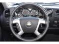 Ebony 2014 Chevrolet Silverado 3500HD LT Crew Cab Dual Rear Wheel 4x4 Steering Wheel