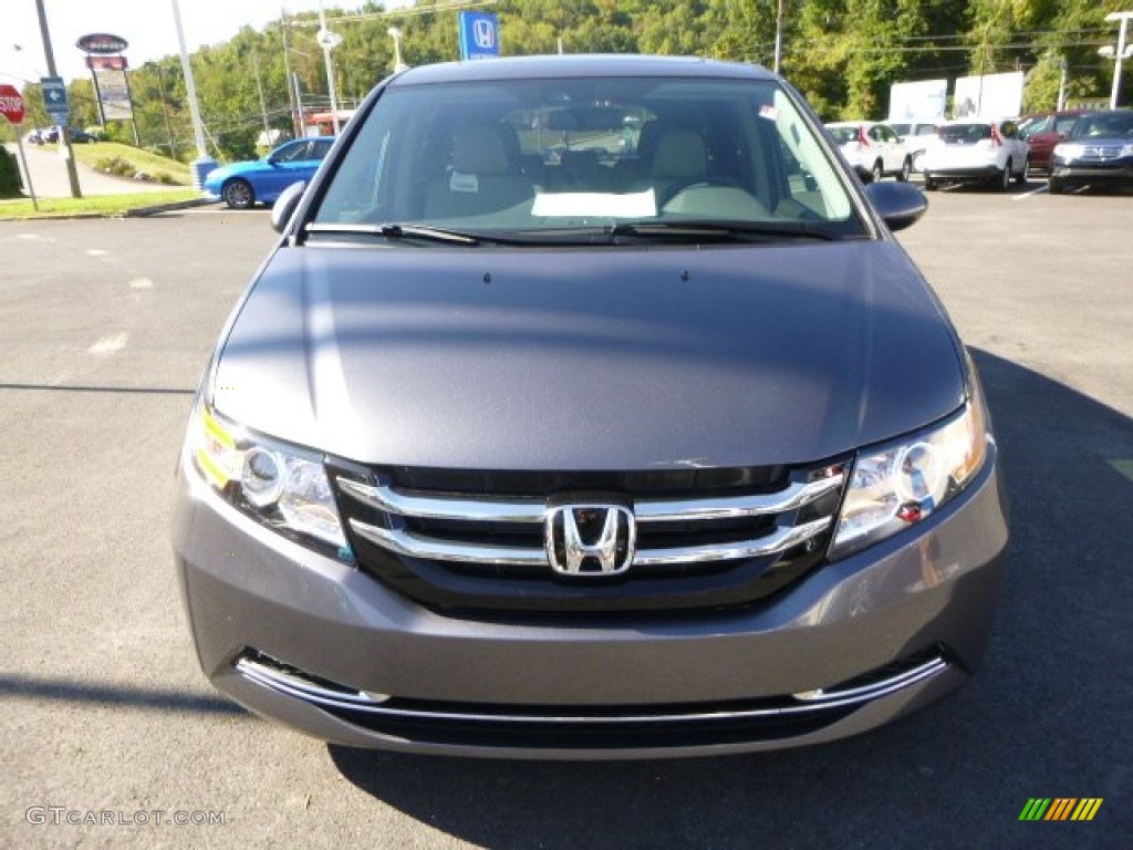 2014 Odyssey EX-L - Modern Steel Metallic / Gray photo #8