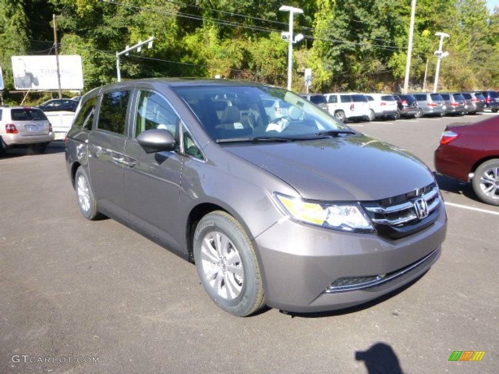 2014 Odyssey EX-L - Smoky Topaz Metallic / Truffle photo #1