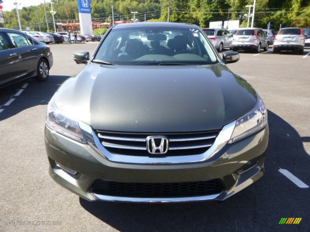 2013 Accord EX-L Sedan - Hematite Metallic / Black photo #8