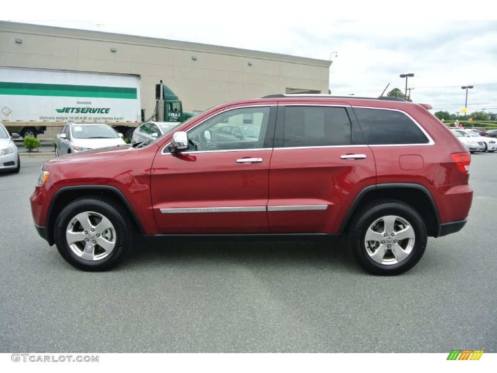 2013 Grand Cherokee Limited - Deep Cherry Red Crystal Pearl / Black photo #3