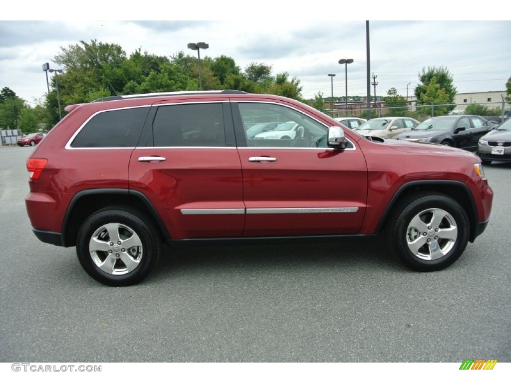 2013 Grand Cherokee Limited - Deep Cherry Red Crystal Pearl / Black photo #6