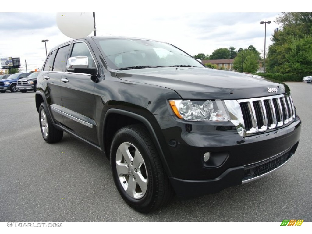 2013 Grand Cherokee Limited - Brilliant Black Crystal Pearl / Black photo #2