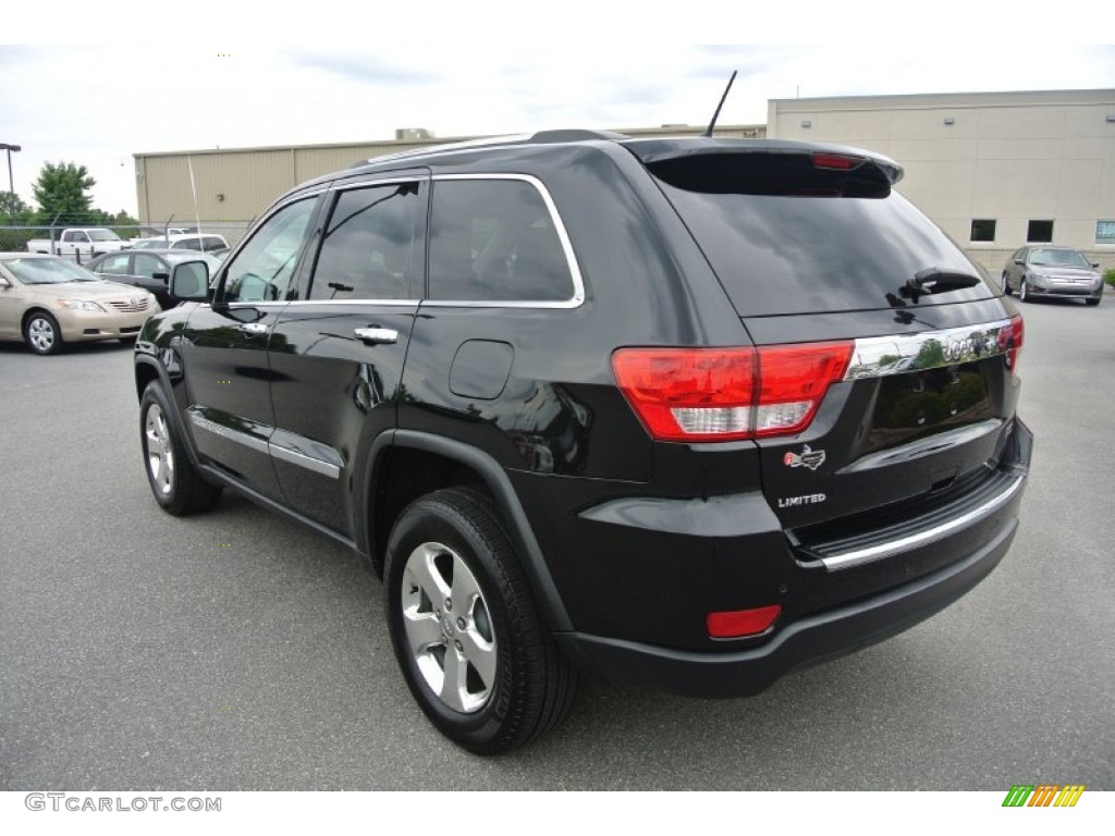 2013 Grand Cherokee Limited - Brilliant Black Crystal Pearl / Black photo #4