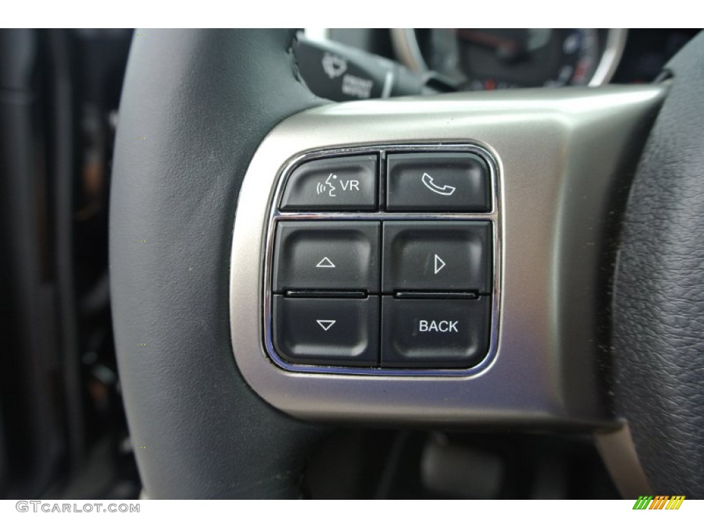 2013 Grand Cherokee Limited - Brilliant Black Crystal Pearl / Black photo #15