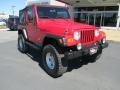 2006 Flame Red Jeep Wrangler Sport 4x4  photo #1