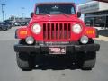2006 Flame Red Jeep Wrangler Sport 4x4  photo #2
