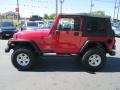 2006 Flame Red Jeep Wrangler Sport 4x4  photo #4