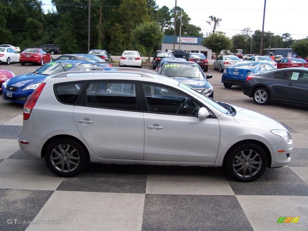 2012 Elantra SE Touring - Shimmering Silver / Black photo #3
