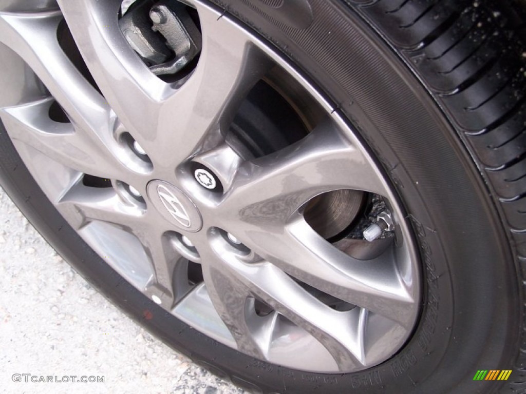 2012 Elantra SE Touring - Shimmering Silver / Black photo #8