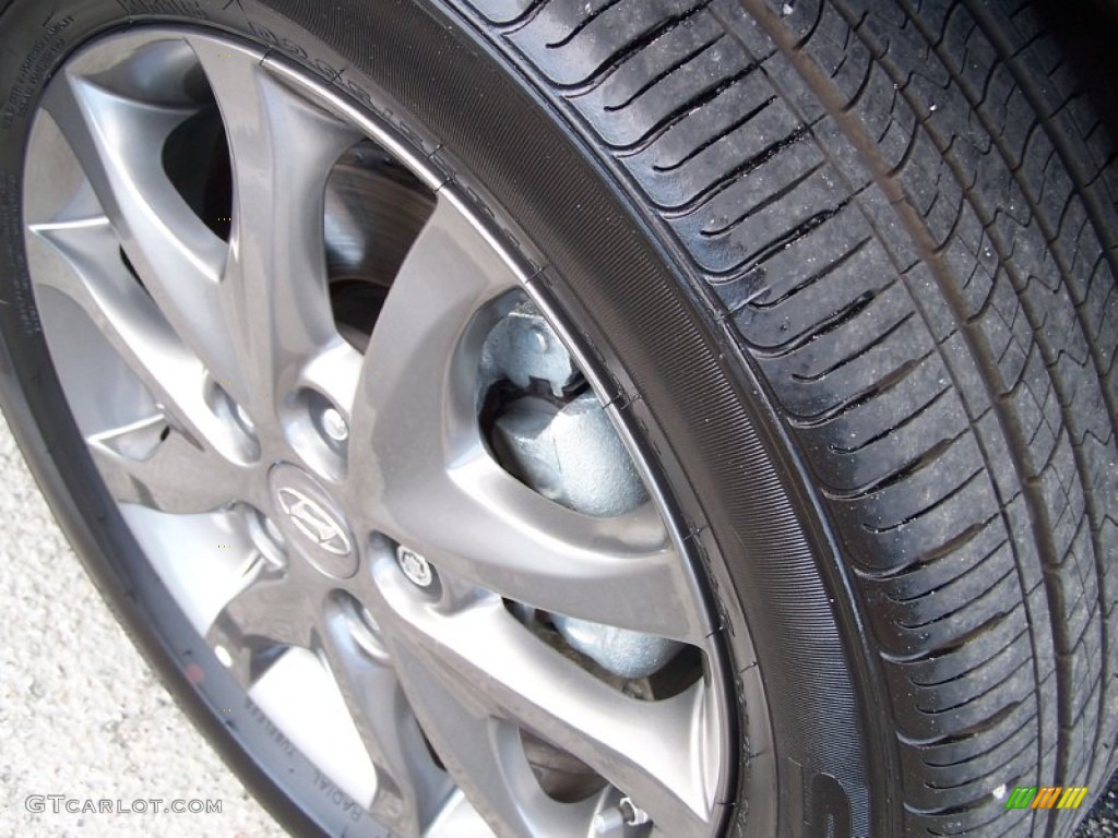 2012 Elantra SE Touring - Shimmering Silver / Black photo #9