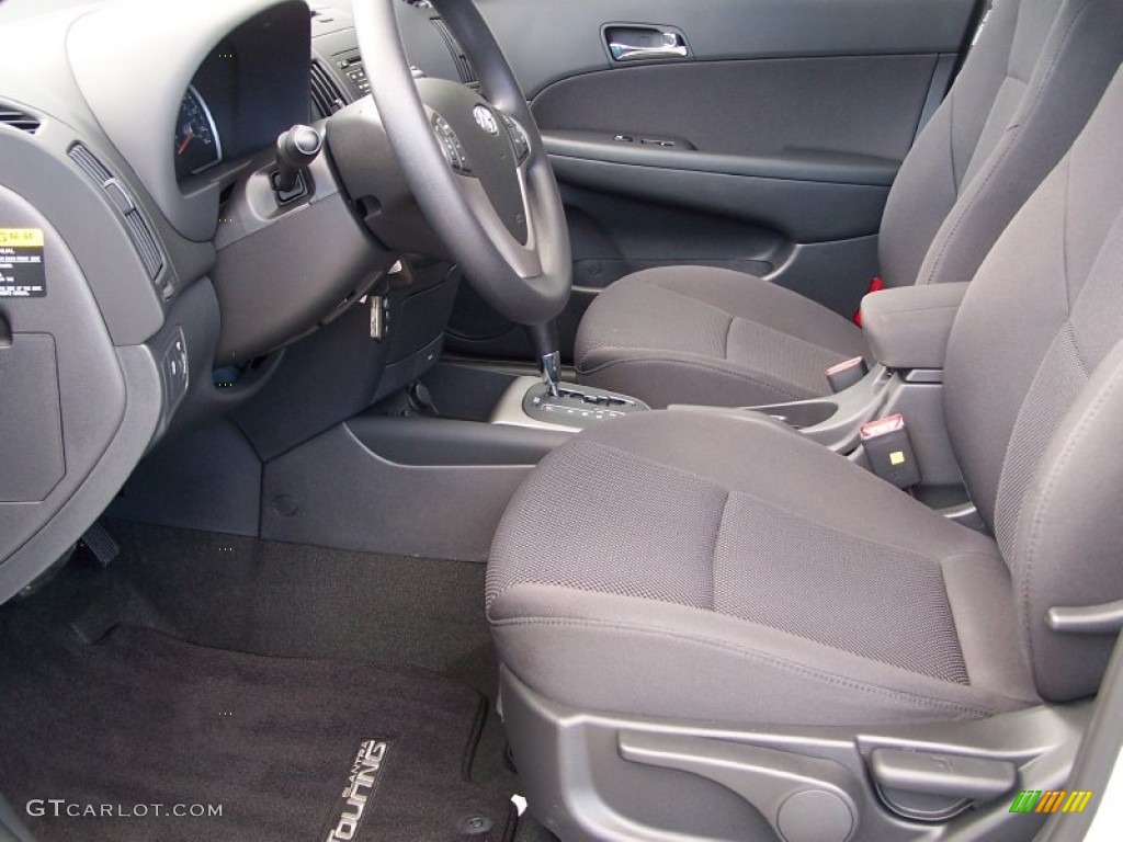 2012 Elantra SE Touring - Shimmering Silver / Black photo #11