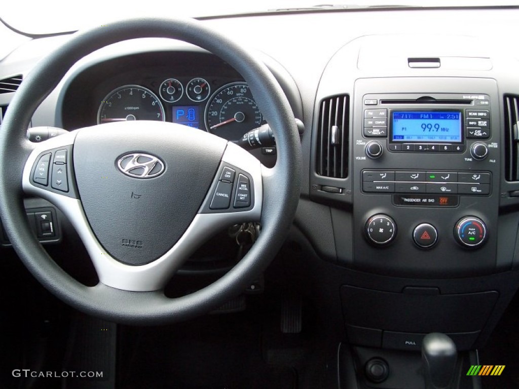 2012 Elantra SE Touring - Shimmering Silver / Black photo #15