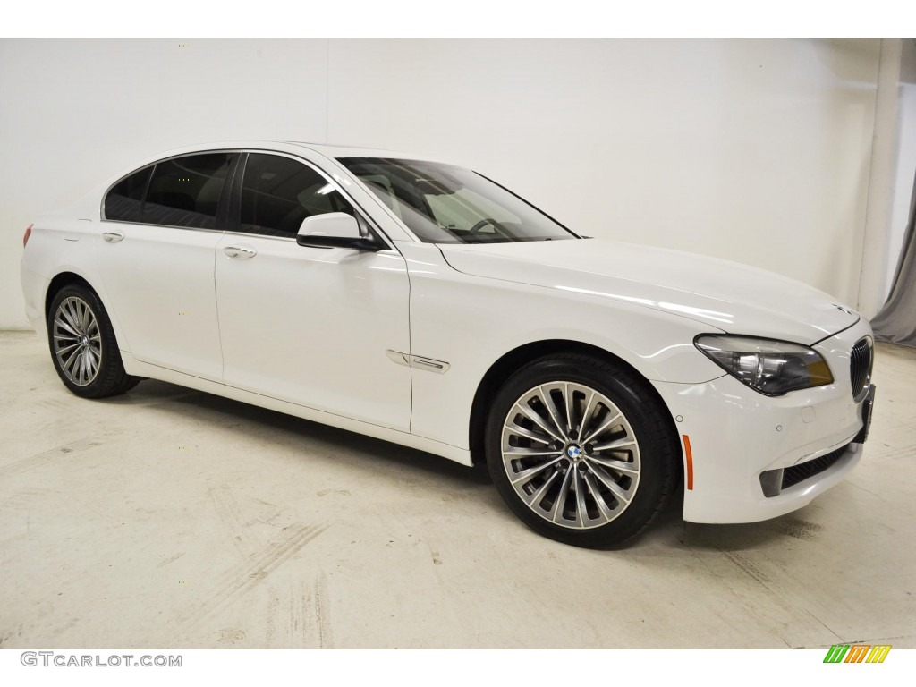 Alpine White 2011 BMW 7 Series 740i Sedan Exterior Photo #85854601